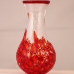 Red & Orange Marrine Vase